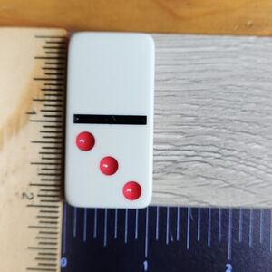 Blank:3 Replacement Dominoes Large Dot Shiny Color 2x1x⅜  $1 Each in a Bundle
